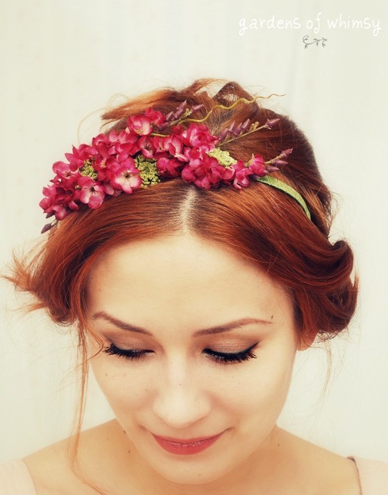 زفاف - Floral headband