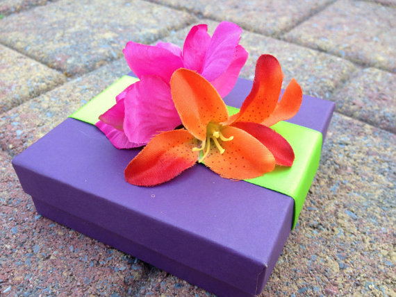 Wedding - Flower Favor Box - New