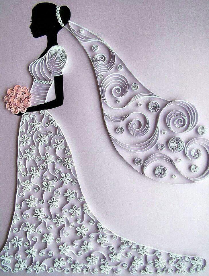 Mariage - Quilling
