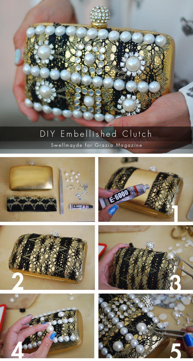 زفاف - DIY Pearl Embellished Idea
