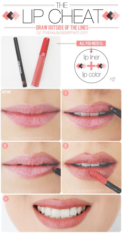 Hochzeit - HOW TO MAKE YOUR LIPS LOOK BIGGER