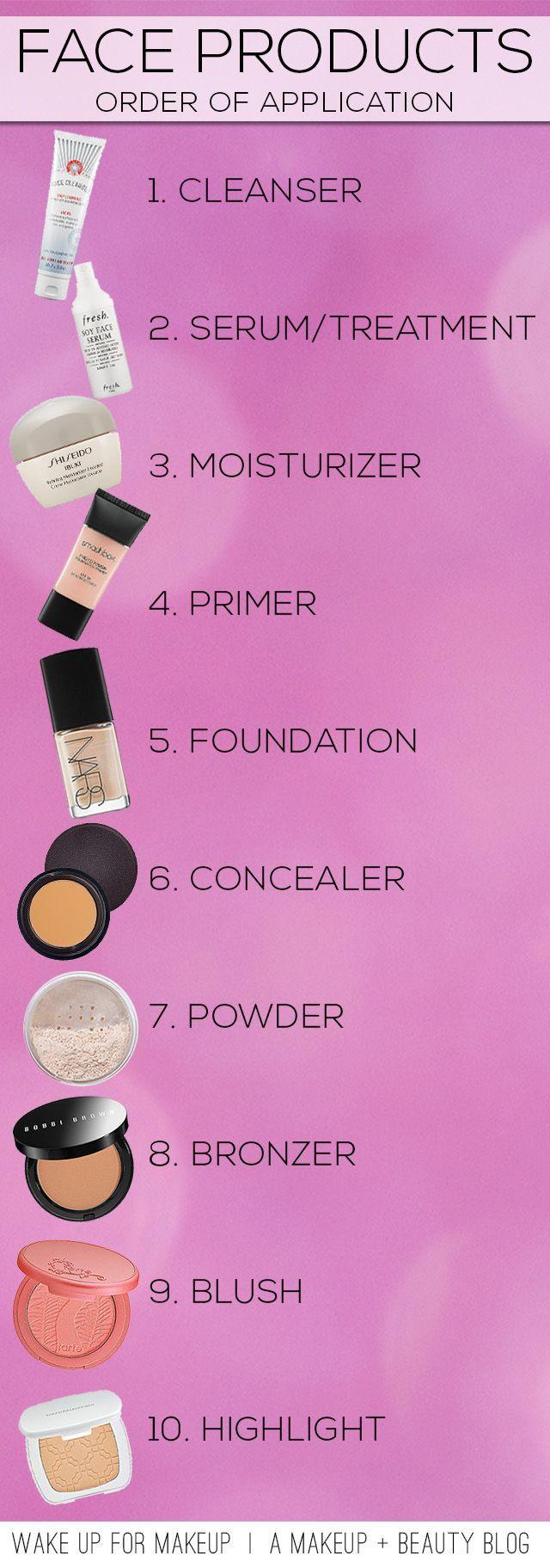 Mariage - Order To Apply Face Products