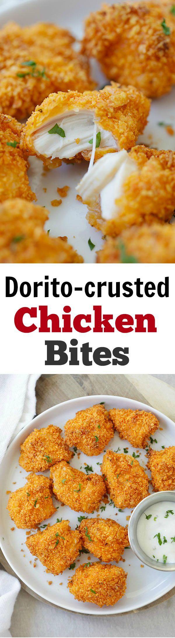 زفاف - Tortilla Chip-crusted Chicken Bites