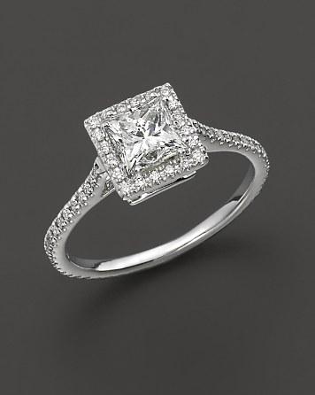 Wedding - Bloomingdale&#039;s Diamond Engagement Ring 18 Kt. White Gold, 1.25 ct. t.w.