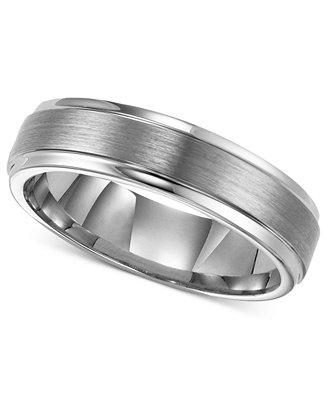 Hochzeit - Triton Triton Men&#039;s Tungsten Carbide Ring, 6mm Comfort Fit Wedding Band
