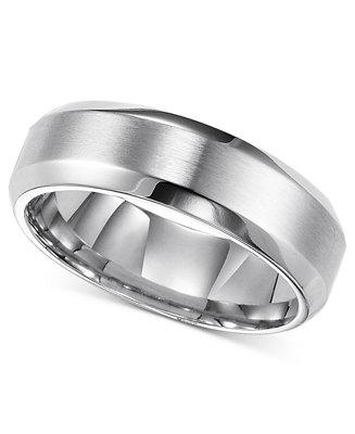 Mariage - Triton Triton Men&#039;s Stainless Steel Ring, Smooth Comfort Fit Wedding Band
