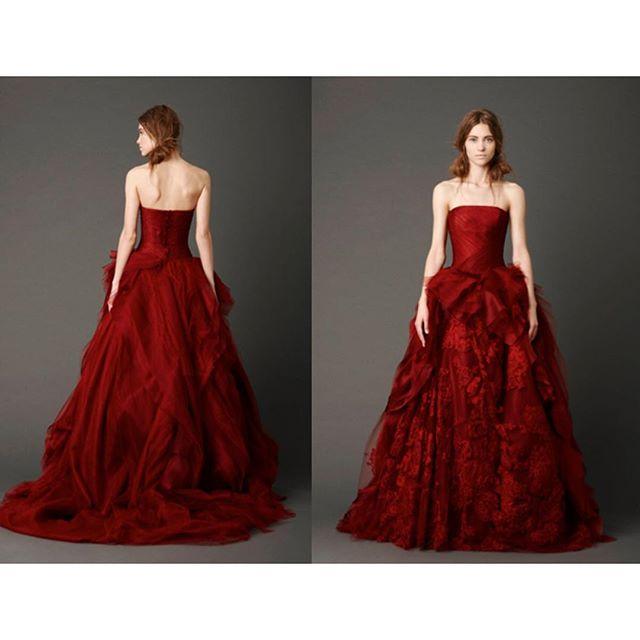 زفاف - red bridal dress