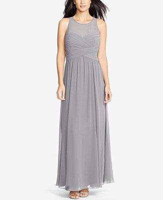 زفاف - Lauren Ralph Lauren Lauren Ralph Lauren Sleeveless Ruched Gown