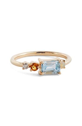 زفاف - MOCIUN Topaz, Opal, Citrine & Diamond Ring 