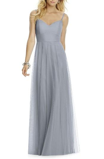 Mariage - After Six Sleeveless Tulle A-Line Gown