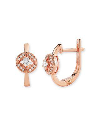 Hochzeit - Bloomingdale&#039;s Diamond Earrings in 14K Rose Gold, .20 ct. t.w.