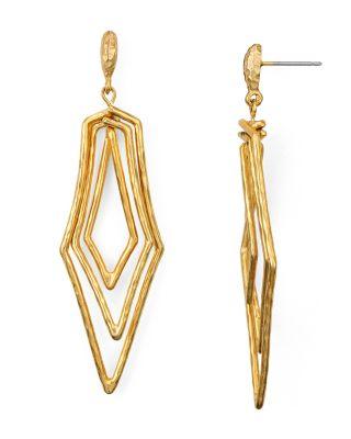Hochzeit - Stephanie Kantis Paris Triple Geometric Drop Earrings