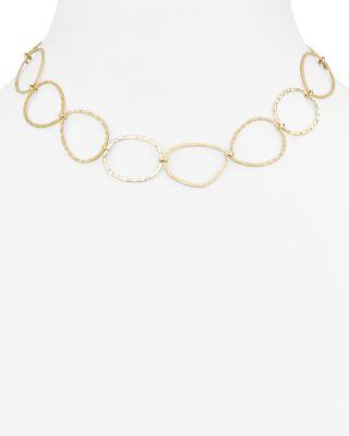 زفاف - AQUA Morgan Metal Link Necklace, 12.5&#034; - 100% Exclusive