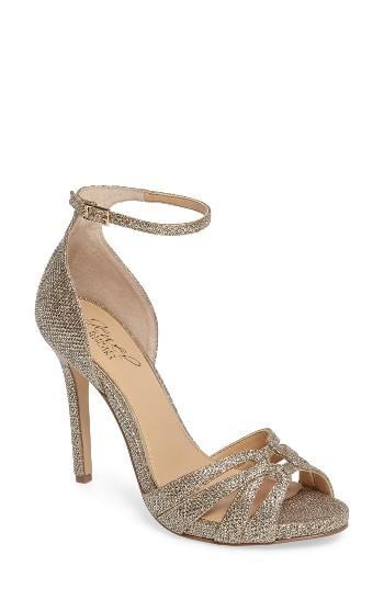 Hochzeit - Badgley Mischka Loyal Glitter Sandal (Women) 