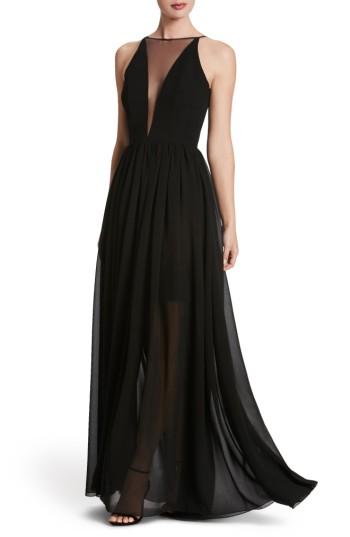 Wedding - Dress the Population Patricia Illusion Gown 