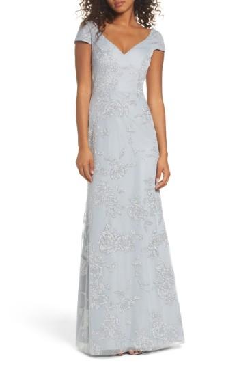 Mariage - Hayley Paige Occasions Beaded Trumpet Gown 