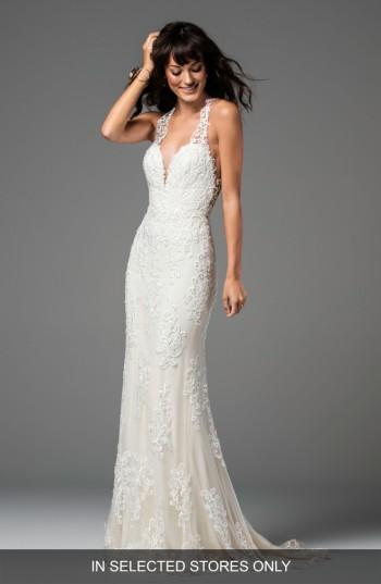 Mariage - Willowby Sookie Backless Lace Mermaid Gown (In Stores Only) 