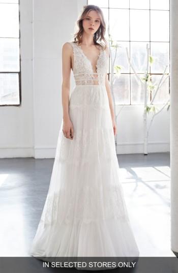 Свадьба - Inmaculada García Olivinia Lace A-Line Gown (In Selected Stores Only) 