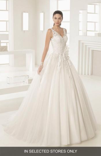 Hochzeit - Two by Rosa Clara Octubre V-Neck Lace & Tulle Ballgown (In Selected Stores Only) 