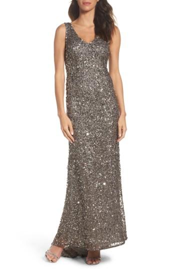 Mariage - Adrianna Papell Sequin Gown