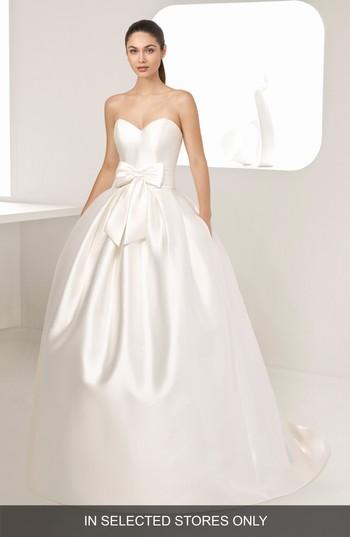 Wedding - Two by Rosa Clara Enebro Strapless Mikado Gown 