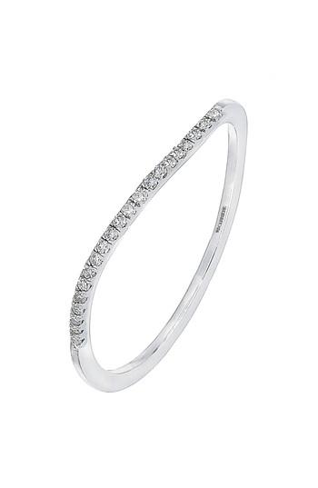 Hochzeit - Carrière Diamond Stacking Ring 