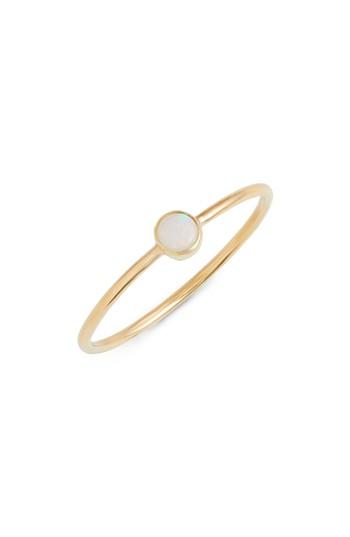Hochzeit - Zoë Chicco Opal Stacking Ring 