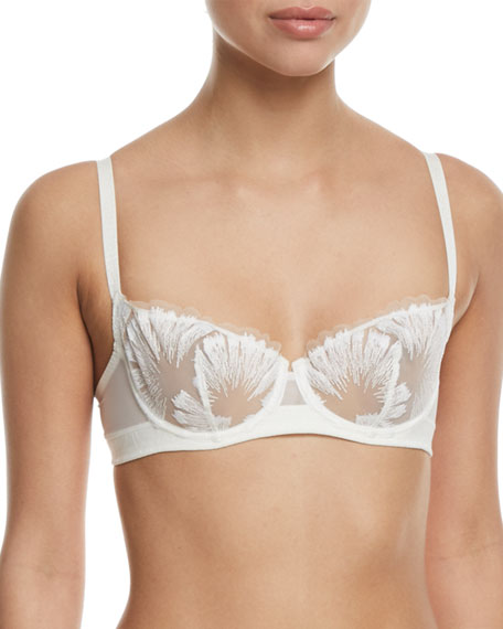 Mariage - Manille Feathered Demi Bra
