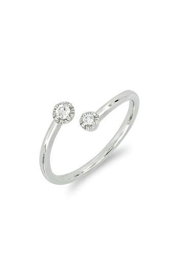 زفاف - Bony Levy Open Stack Diamond Tipped Ring (Nordstrom Exclusive) 