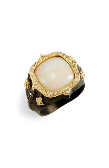 Hochzeit - Armenta Old World Cushion Opal Ring 