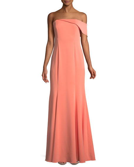 Wedding - Seaworth Off-the-Shoulder Crepe Gown