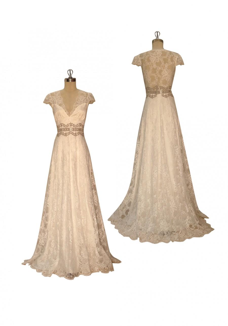 Wedding - Silk full length gown for a wedding bride