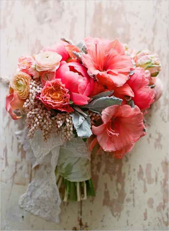 Mariage - Bouquet de mariage Peach