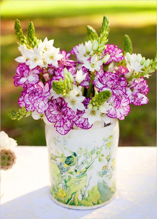 Свадьба - Цветок Florals Tin