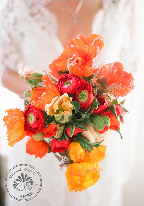 Mariage - Bouquet de mariage de pavot