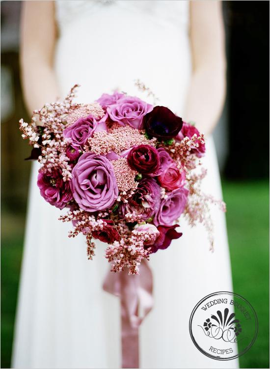 Wedding - Plum Wedding Bouquet