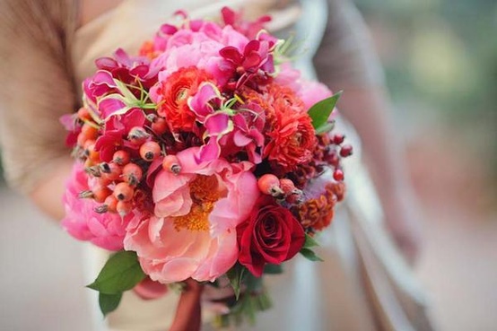 Hochzeit - Pink Wedding Bouquets