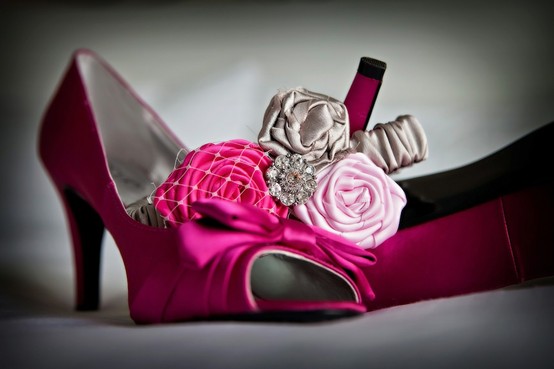Wedding - Pink Wedding Shoes