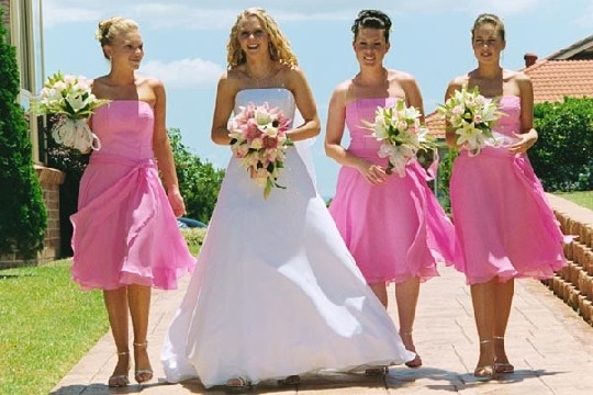 Wedding - Pink Bridesmaids' Dresses