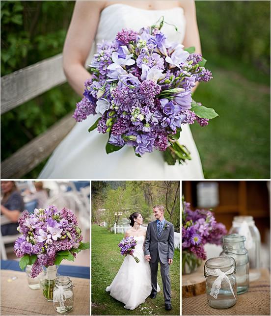 Свадьба - Фиолетовый Вдохновение Свадебные