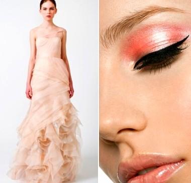 image of Peach Wedding Details