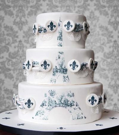 Mariage - Gâteaux de mariage Medern ♥ Décoration de gâteau de mariage