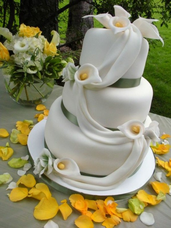 Свадьба - Специальные Fondant Свадебные торты ♥ Yummy Vintage Свадебный торт