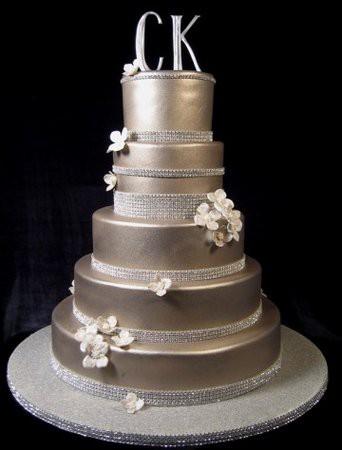 Wedding - Fondant drape wedding cake!!!