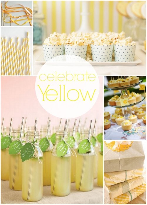 Mariage - Mellow Yellow Palettes de couleurs de mariage