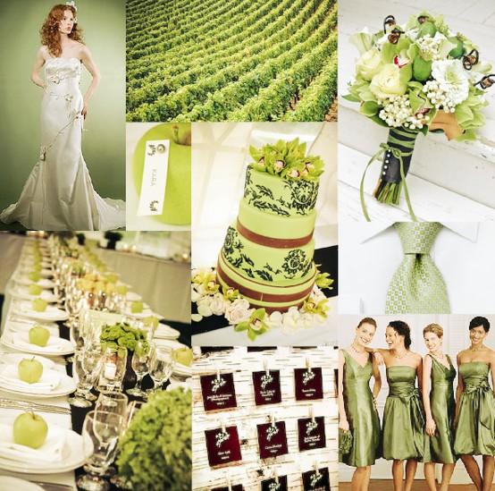 Mariage - Kelley Palettes couleur verte de mariage