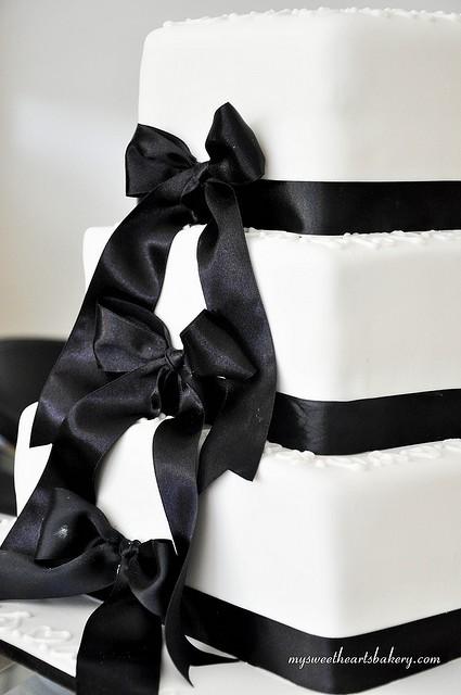 Свадьба - Черное и белое свадебное