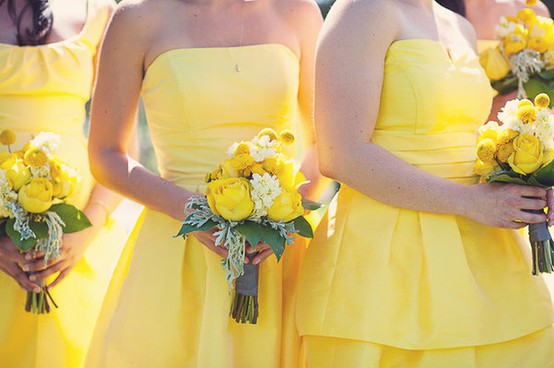 Свадьба - Желтый Вдохновение Свадебные