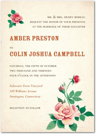 Mariage - Invitations For Your Summer Wedding