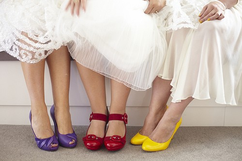 Mariage - Chaussures de mariage - Chaussures colorées
